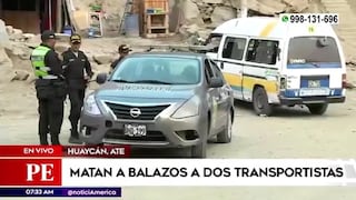Huaycán: asesinan a balazos a dos hermanos cuando salían a trabajar | VIDEO