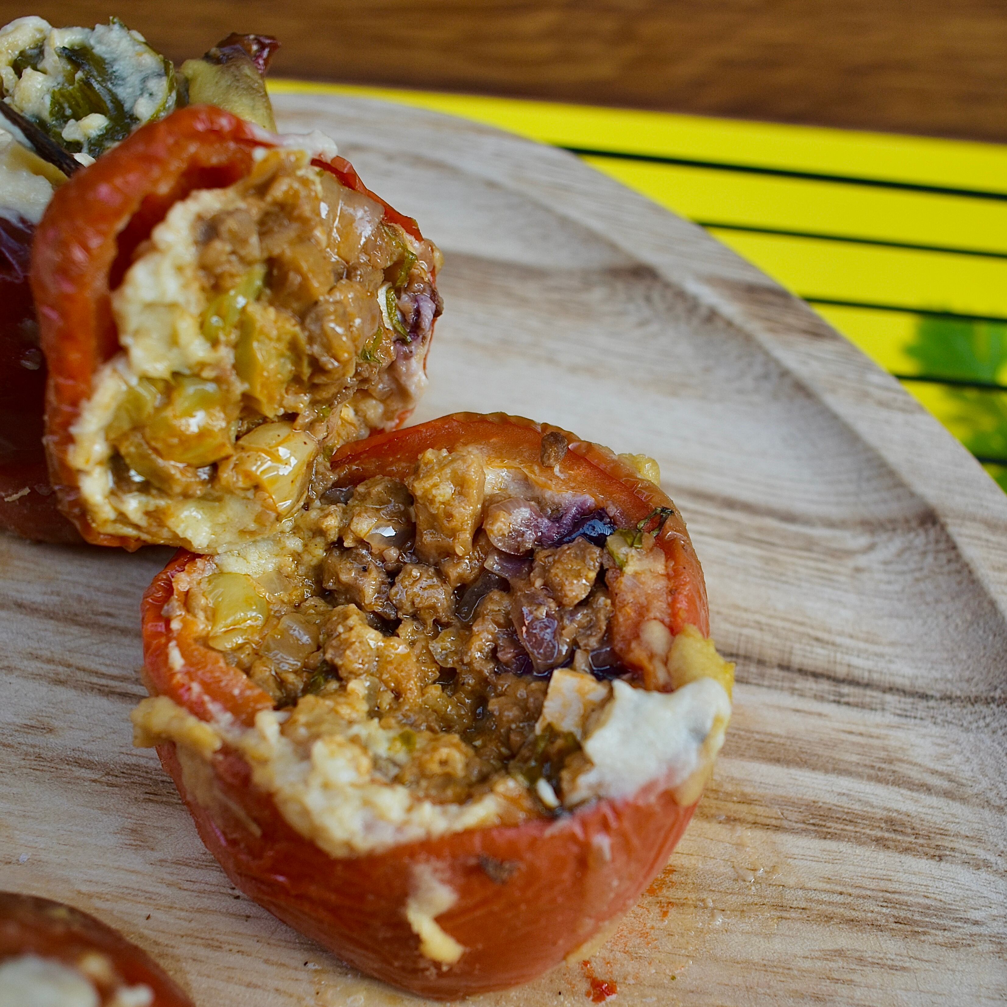 Roto relleno de Gastronomía Vegana.