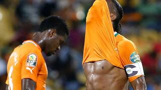 Costa de Marfil con Didier Drogba quedó eliminada de la Copa Africana
