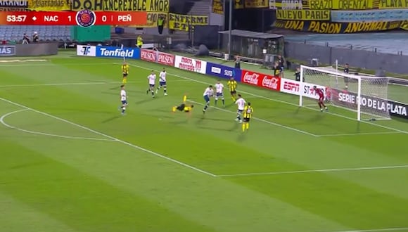 Gol Silvera hoy en Peñarol vs Nacional por  Serie Río de la Plata | video
