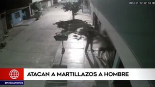 Los Olivos: hombre fue atacado a martillazos en la puerta de su casa | VIDEO