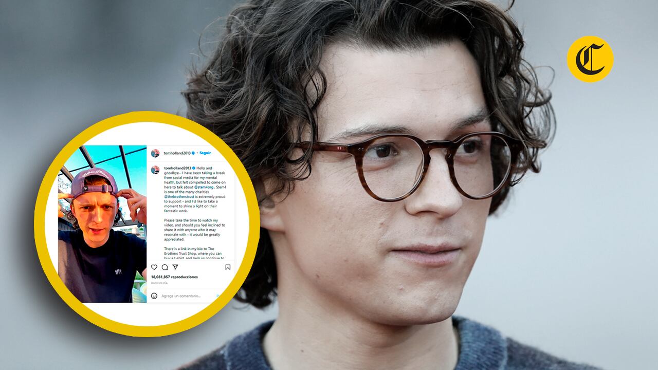 El británico Tom Holland compartió el verdadero motivo de su alejamiento de las redes sociales | Foto: Composición EC