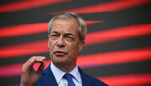 El líder de Reform UK, Nigel Farage. (Foto de Oli SCARFF / AFP )