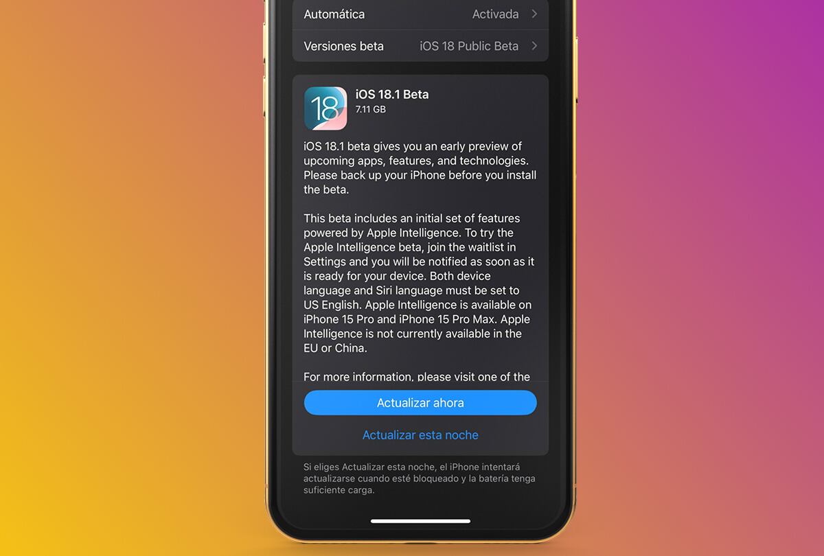 Recuerda que puedes correr ciertos riesgos en caso instales la Beta. (Foto: Mag)