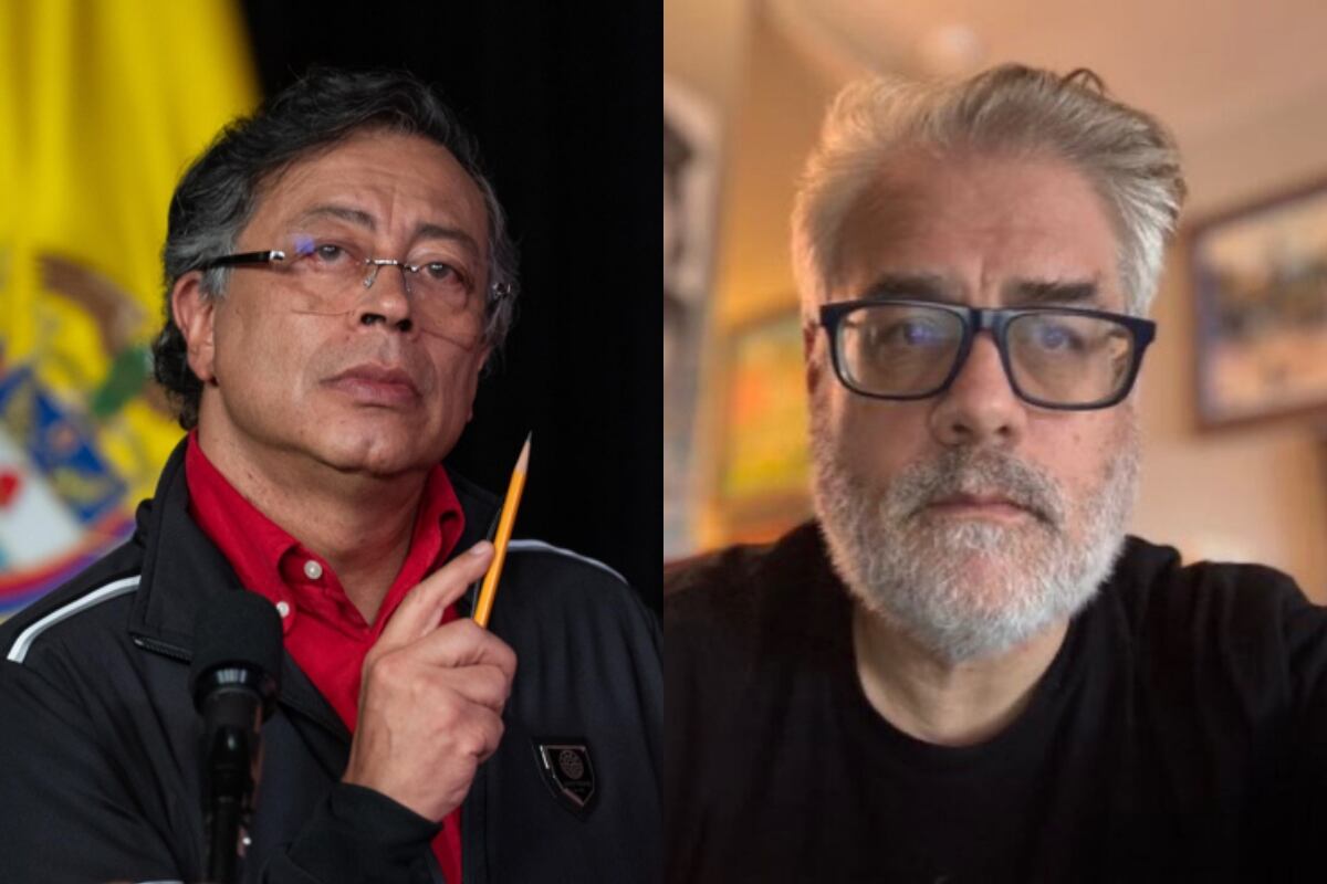 El presidente de Colombia, Gustavo Petro. y su abogado Dan Kovalik. (Foto: Composición)