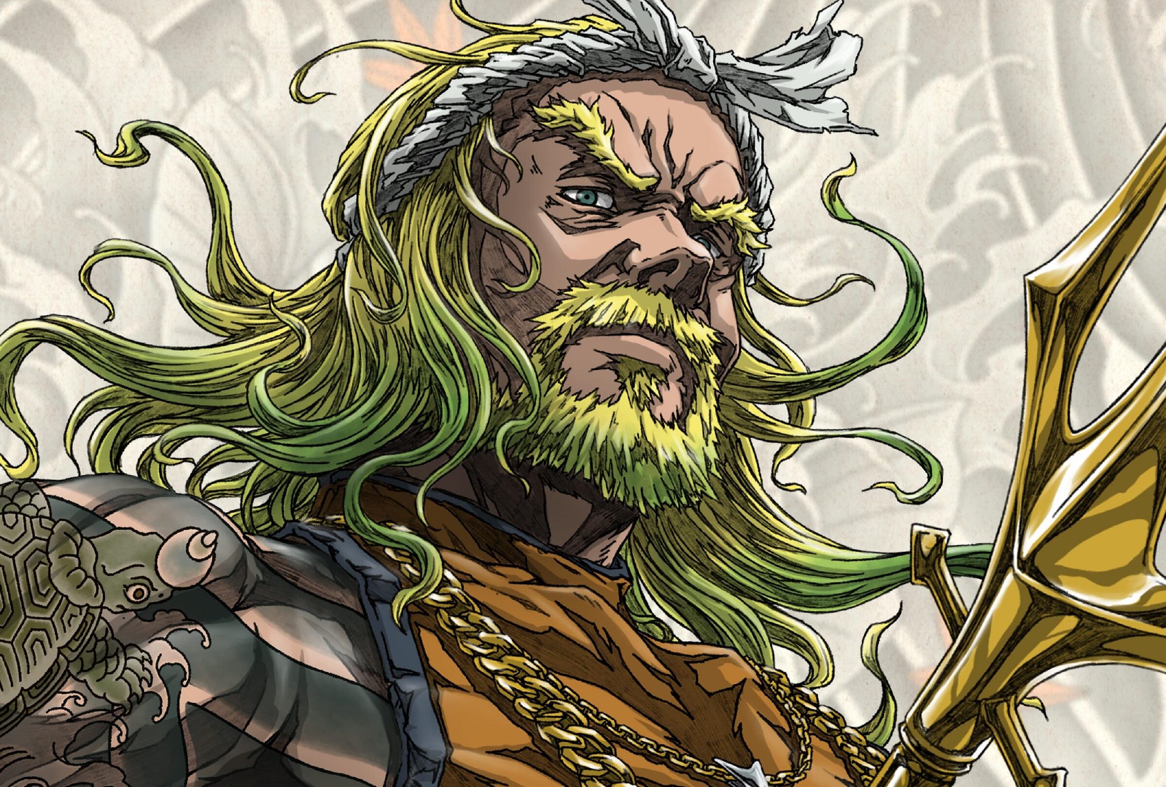 Akio Ôtsuka le da voz a Aquaman en la película anime "Batman Ninja vs. Yakuza League" (Foto: Warner Bros. Pictures)