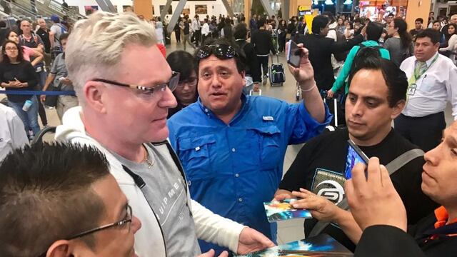 Erasure llegó a Lima y fue sorprendido por sus fans |FOTOS|