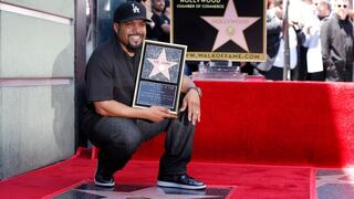 Ice Cube develó su estrella en el Paseo de la Fama de Hollywood [FOTOS]