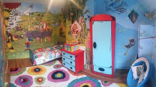 Un dormitorio de fantasía para incentivar a una niña a leer