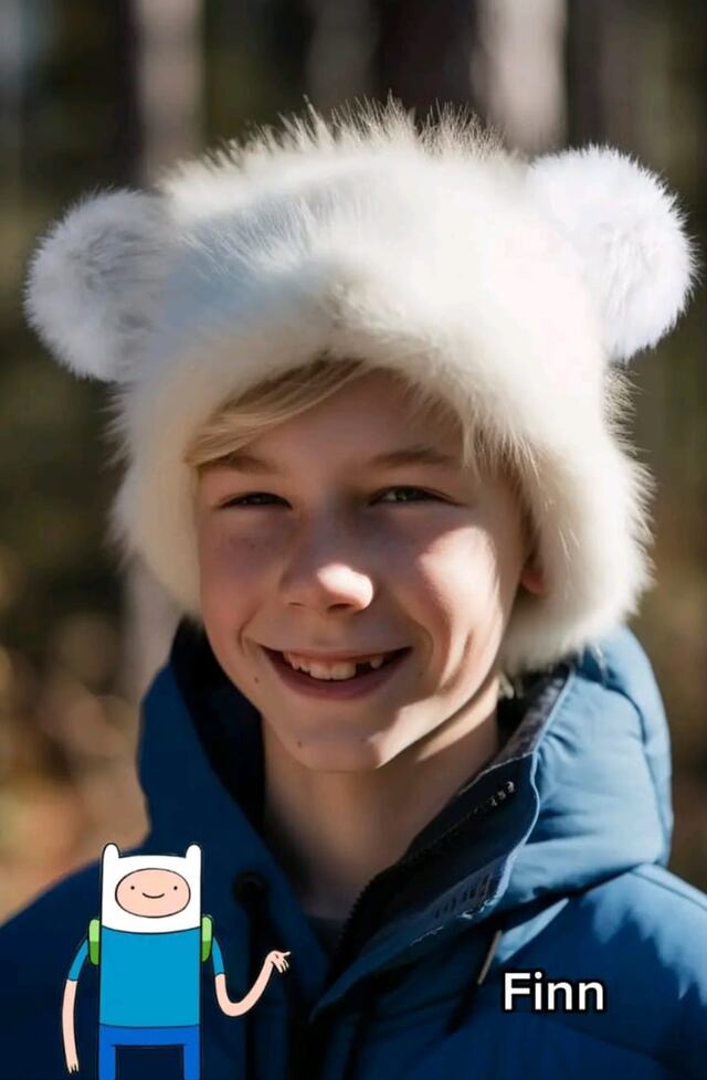 Finn de Hora de Aventura. (Foto: artificial_eye en TikTok)