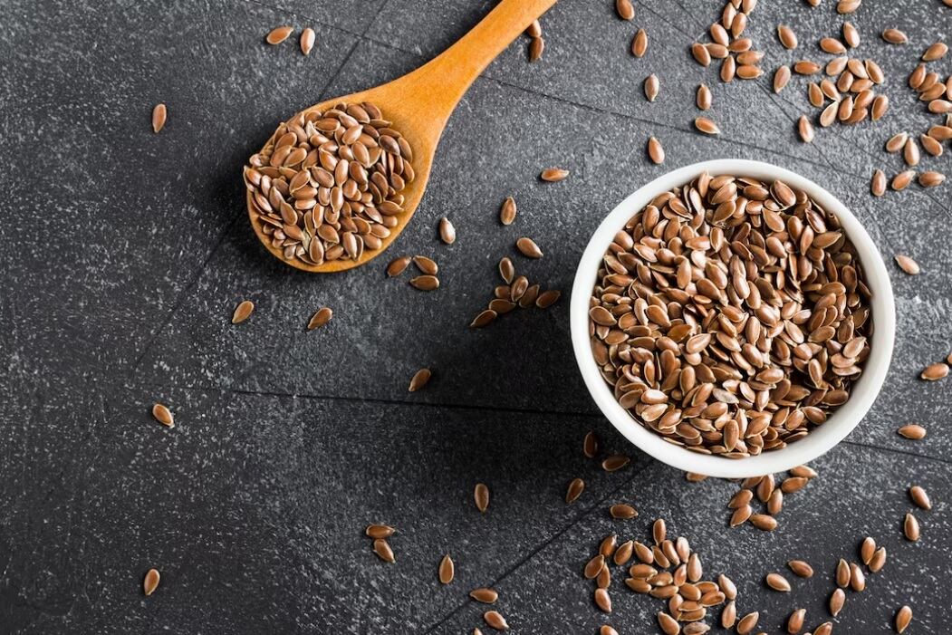 Semillas de linaza en perfecto estado. (Freepik)