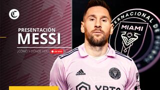 En directo, presentación de Messi en Inter Miami: horarios, canales de TV y streaming