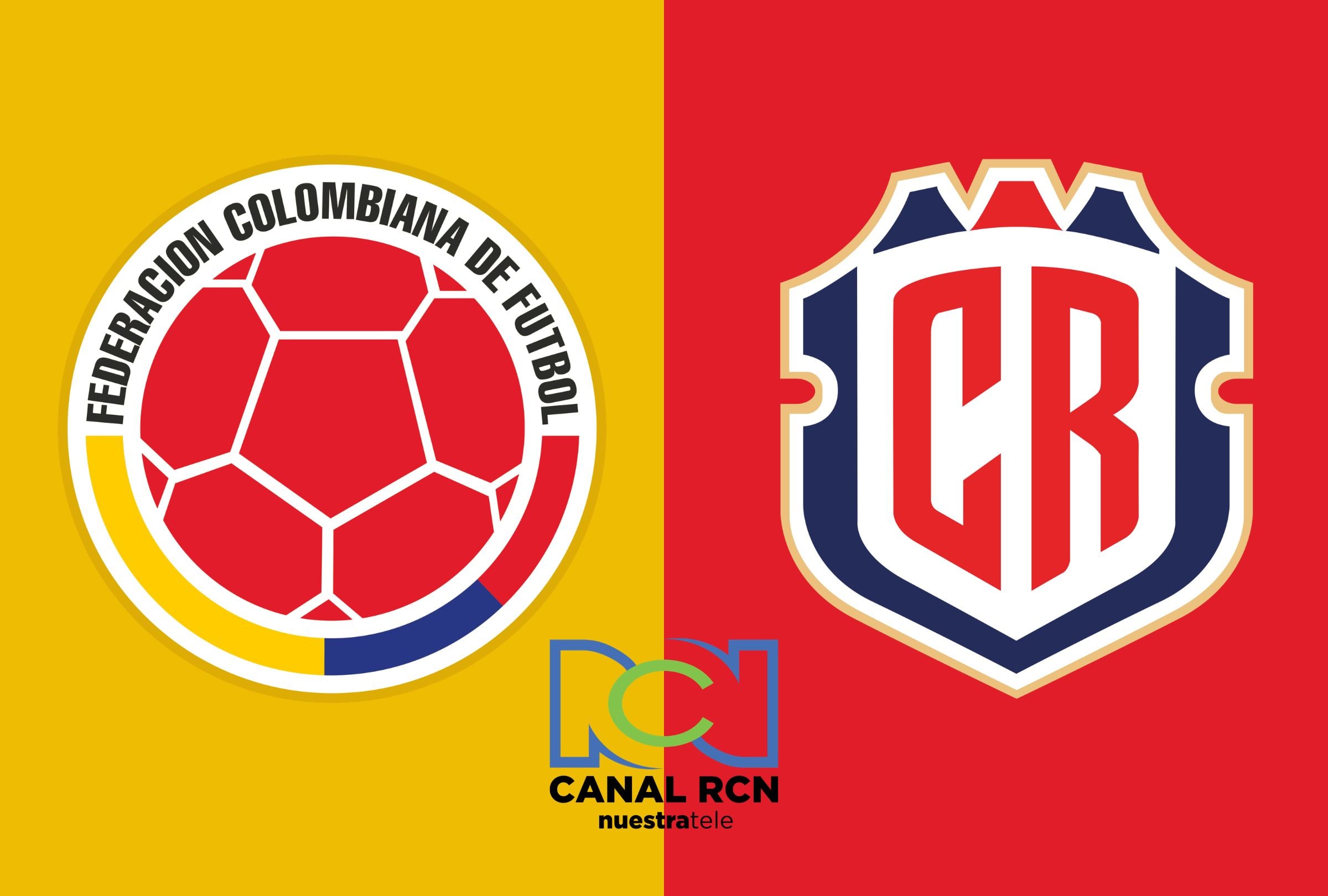 RCN transmite el partido entre Colombia vs. Costa Rica EN VIVO este lunes 1 de junio como preparación para la Copa Mundial 2026. (Foto: Composición Mag)