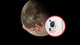 ¡Se ven los cráteres! Truco para tomar fotos al eclipse lunar parcial con tu Huawei Pura 70 Ultra