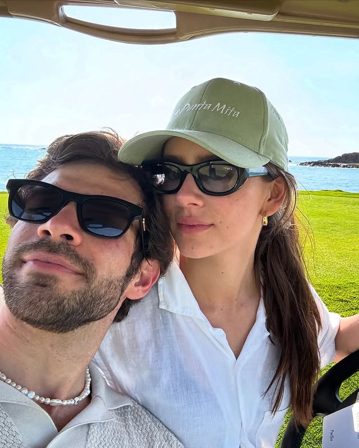 Aquí al lado de su novia Azul Guaita (Foto: Andrés Baida / Instagram)