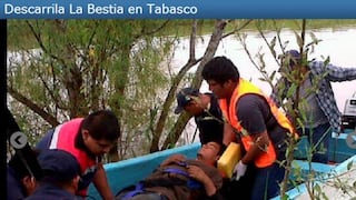 México: descarrilamiento de tren de inmigrantes dejó seis muertos