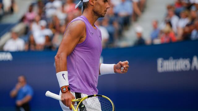 Rafael Nadal venció 3-1 a Marin Cilic y avanzó a los cuartos de final del US Open 2019