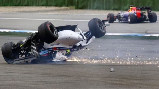 Espectacular accidente de Felipe Massa que asustó en Alemania