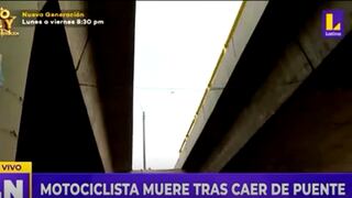 Ciudadano falleció tras chocar con su moto y caer de bypass en la Panamericana Norte | VIDEO 