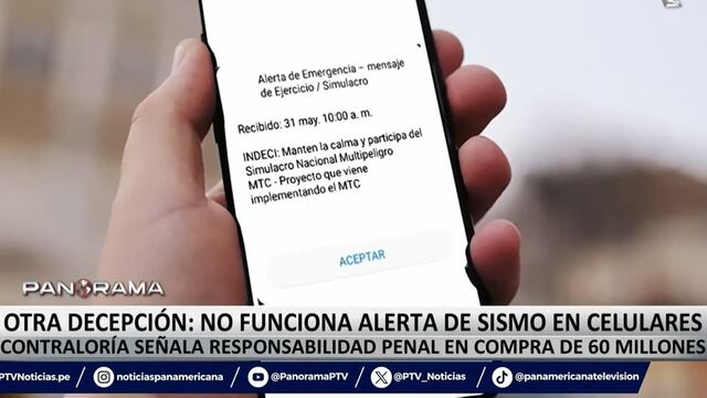 Indeci: denuncian irregularidades en la licitación del sistema que alertaría de sismos a través de mensajes al celular | VIDEO