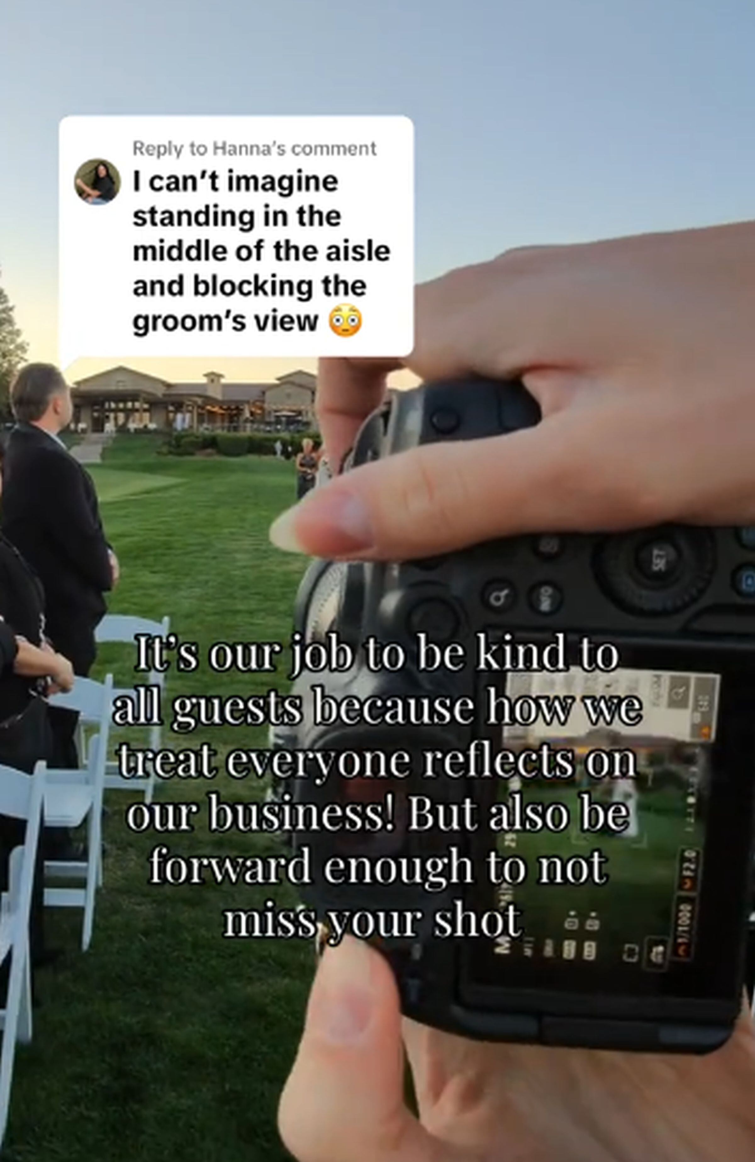 En esta imagen se puede ver a la fotógrafa tomando la foto que tanto quería. (Foto: @heatherwangphoto / TikTok)