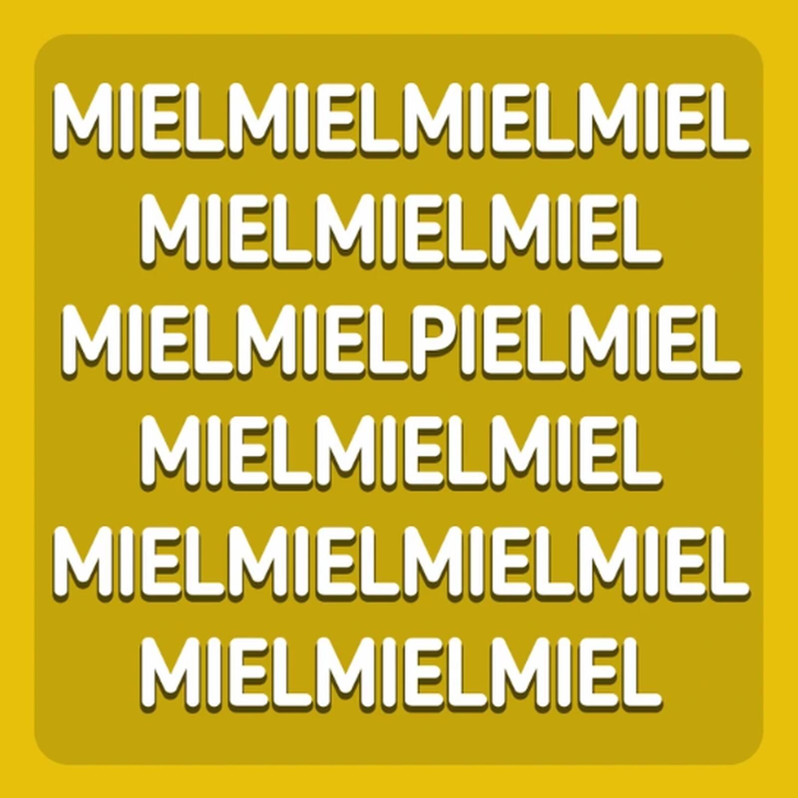 RETO VISUAL | Esta imagen te muestra un gran número de palabras ‘MIEL’. Tu misión es localizar la palabra ‘PI’. (Foto: genial.guru)