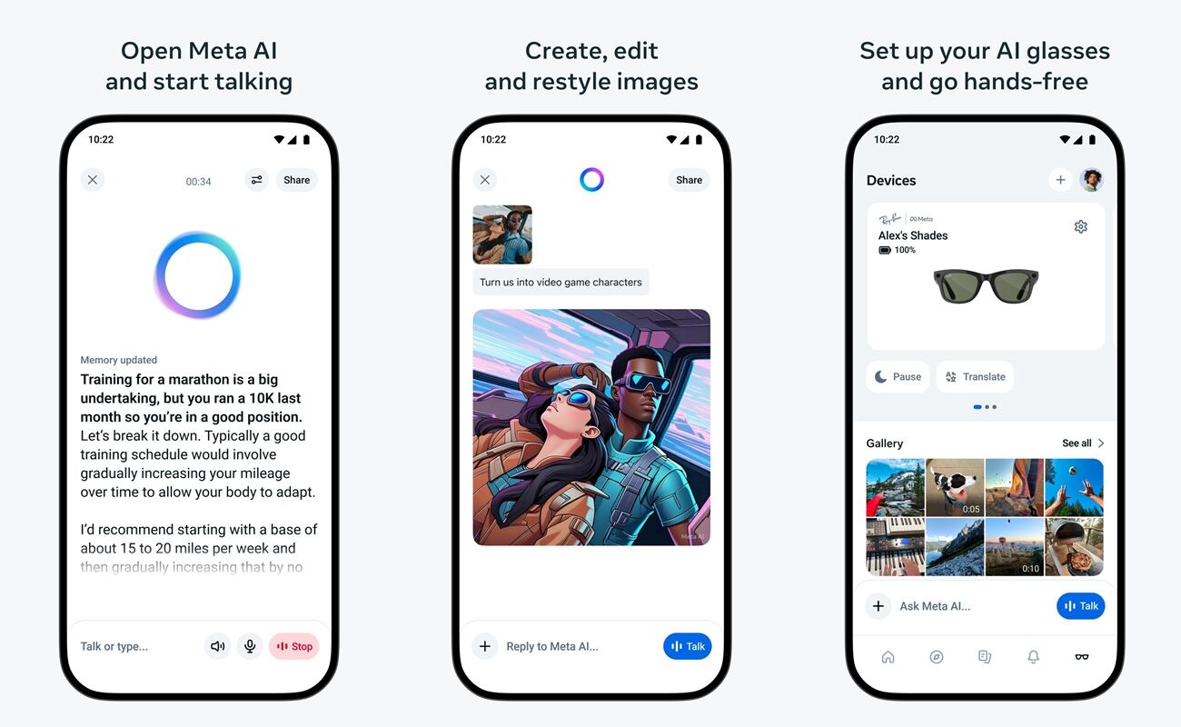 Meta AI ha sido mejorado y ahora viene en forma de aplicación independiente. (Foto: googleplay)