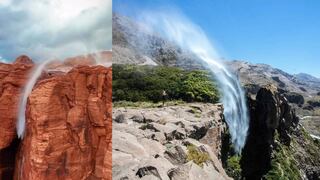 ¡Increíble! Conoce la alucinante cascada invertida ubicada en Utah