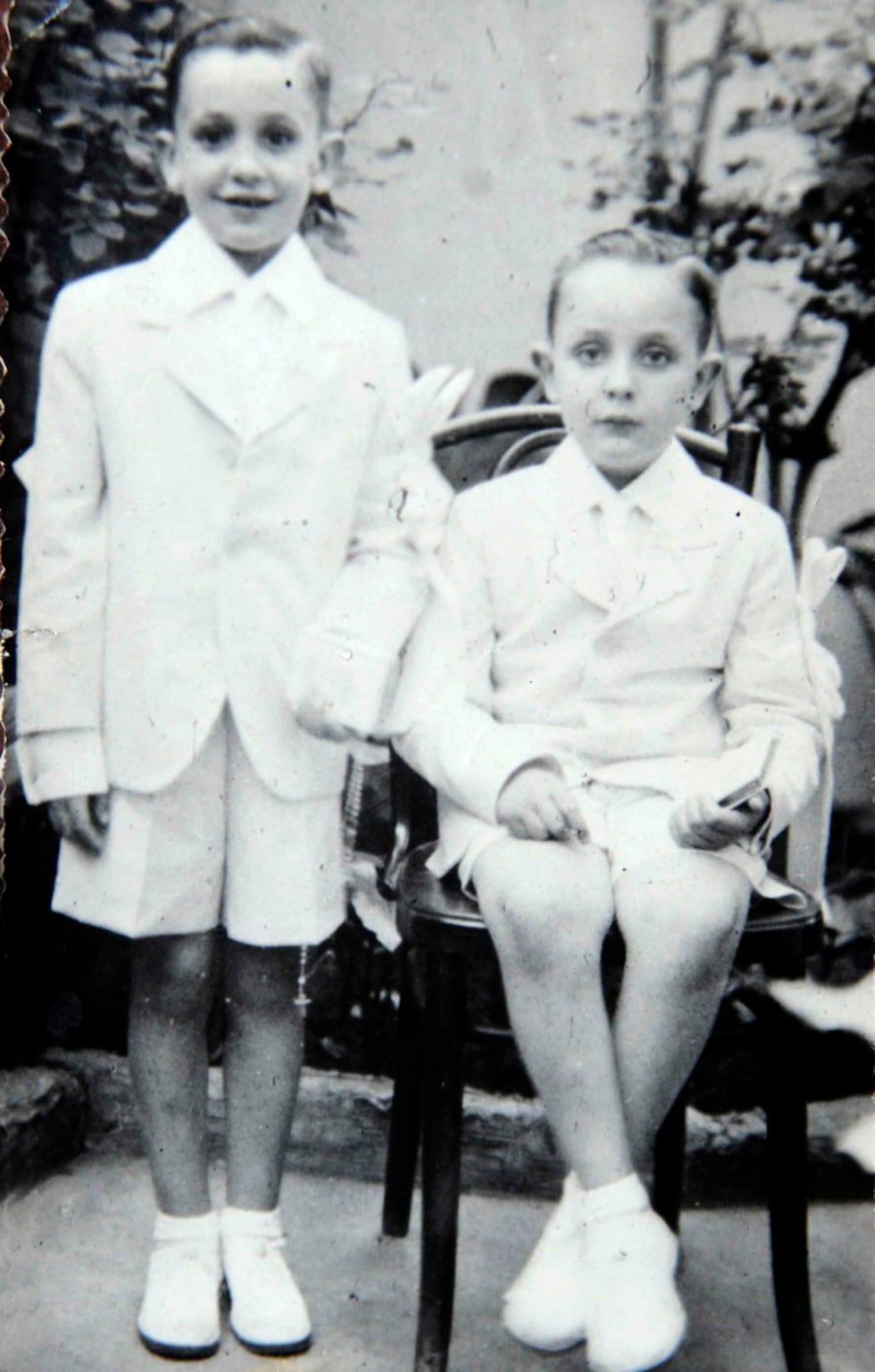 María Elena Bergoglio, hermana del papa Francisco, el día de su primera comunión. (Foto de María Elena Bergoglio / EFE)