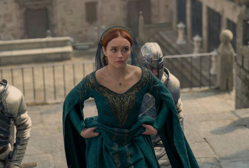 Olivia Cooke como Alicent Hightower en "House of the Dragon". (Foto: Max)