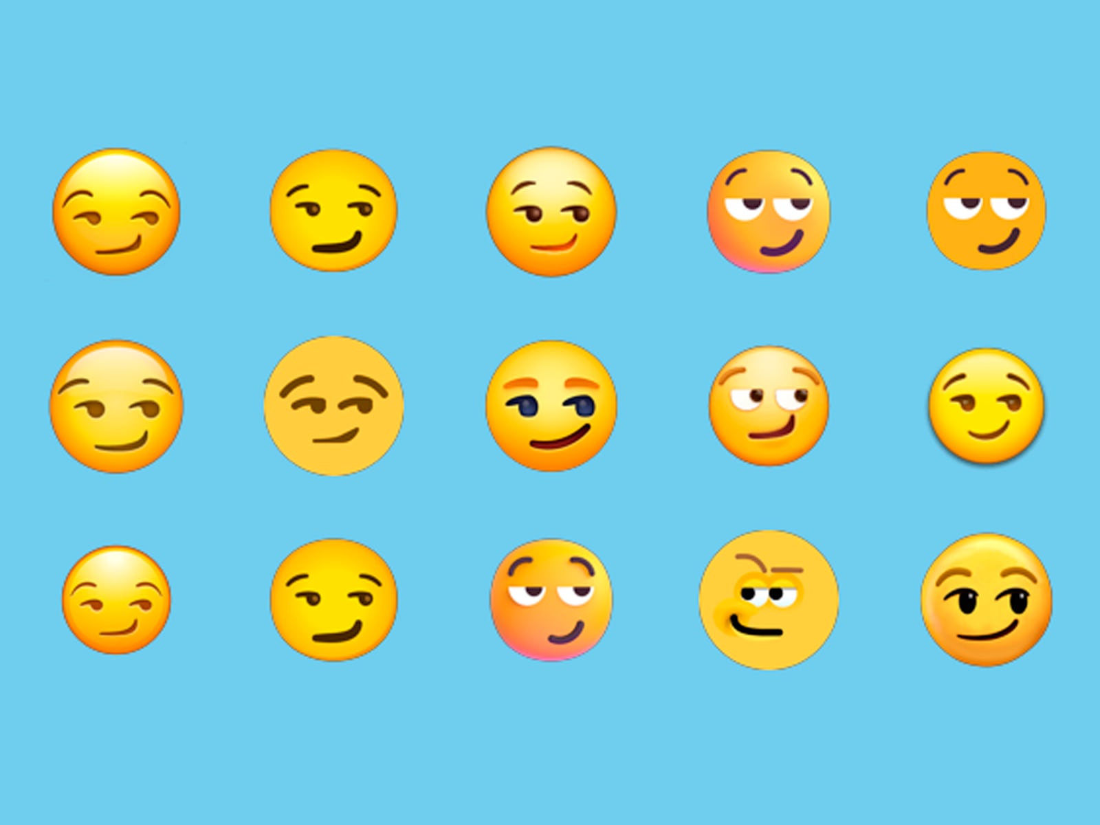 WHATSAPP | La cara sonriente o Smirking face puede significar varias cosas en WhatsApp dependiendo del contexto. (Foto: Emojipedia)