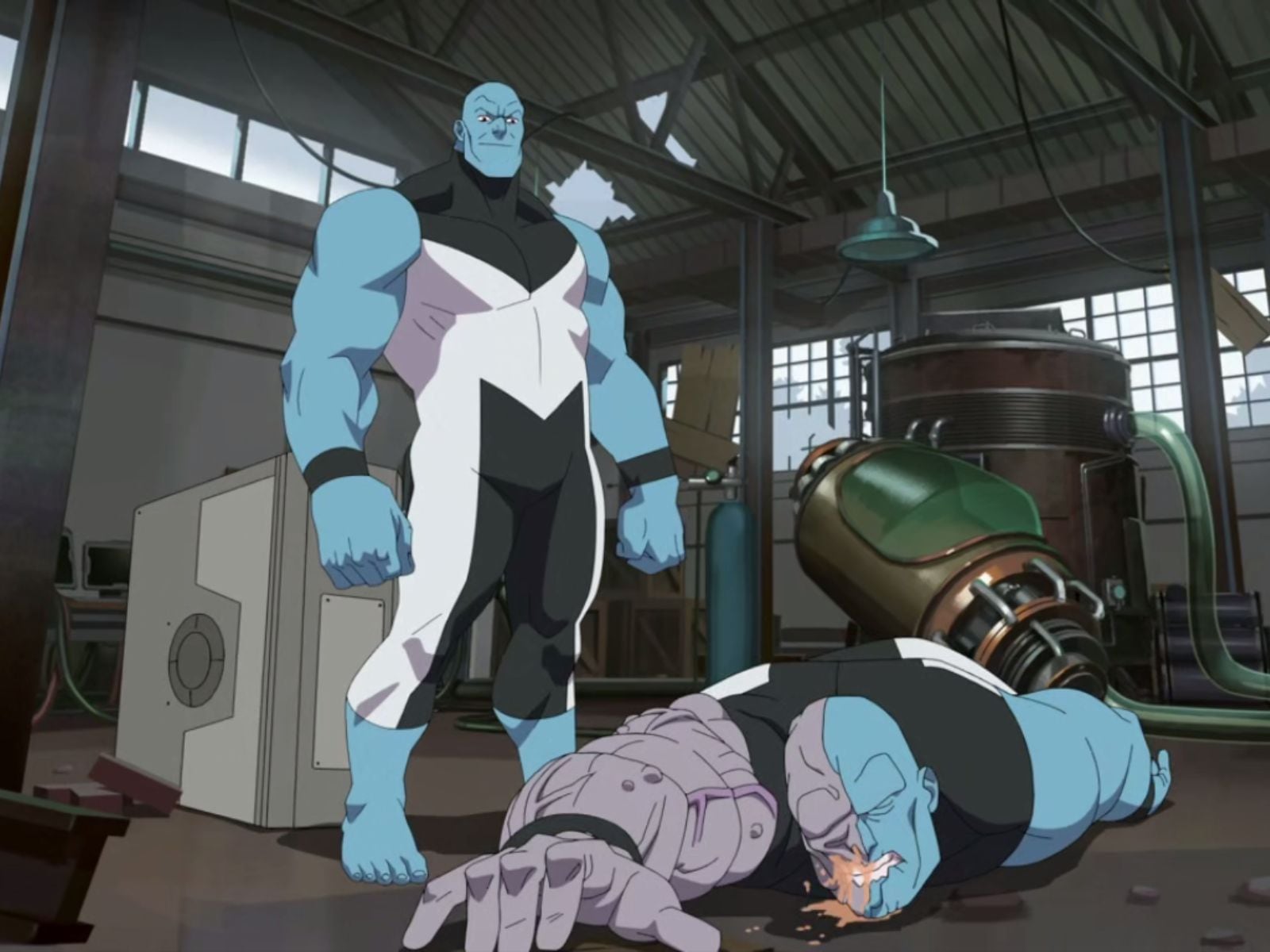 Mauler es asesinado por su clon en la escena post-créditos del final de la primera parte de “Invencible” - Temporada 2 (Foto: Amazon Studios)