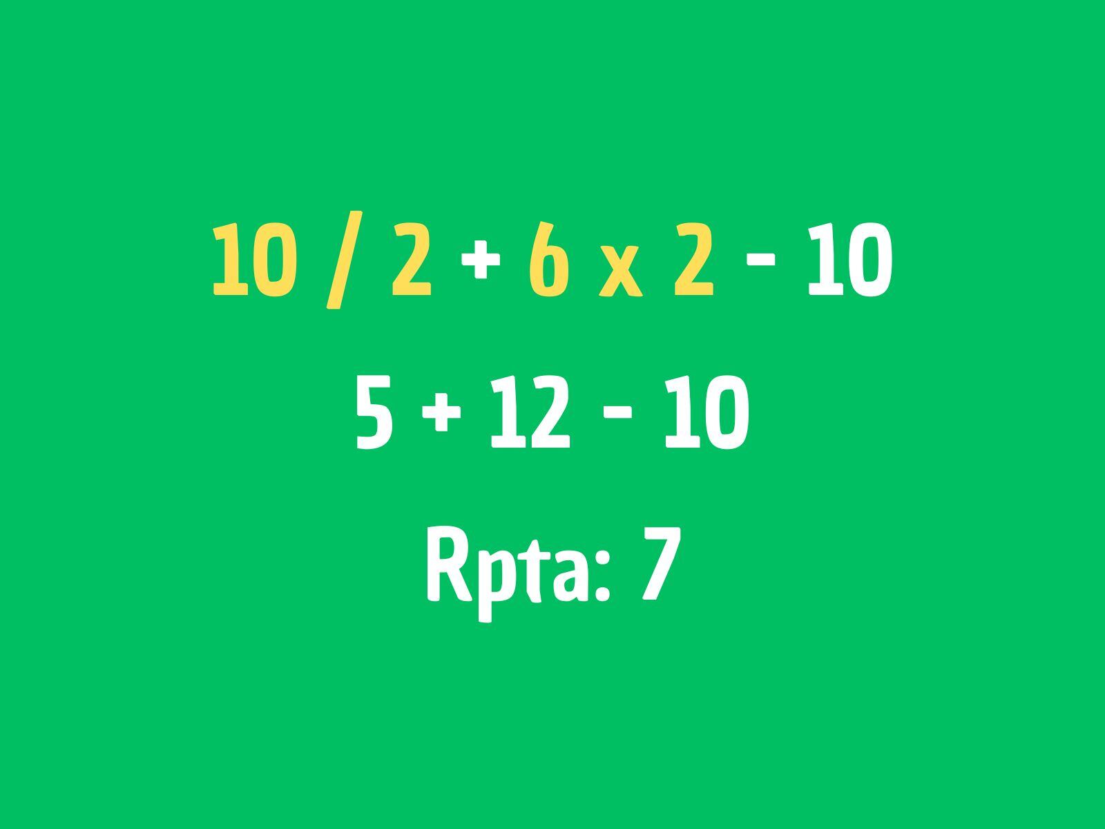 Reto matemático: Como notarás, no era tan complicado desarrollar este ejercicio. ¿Lo lograste? (Creación: Mag)