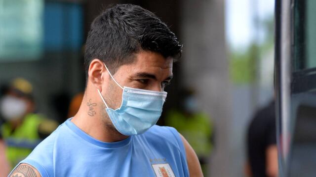 Luis Suárez dio positivo a la prueba de coronavirus y se pierde el Uruguay vs. Brasil