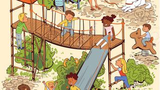 Encuentra el tigre escondido en el parque en solo 9 segundos