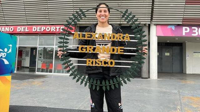 Alexandra Grande y su emoción por recibir los laureles deportivos: “Seguiré esforzándome”