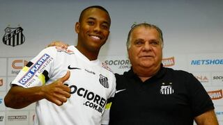 Robinho fue presentado como nuevo refuerzo del Santos