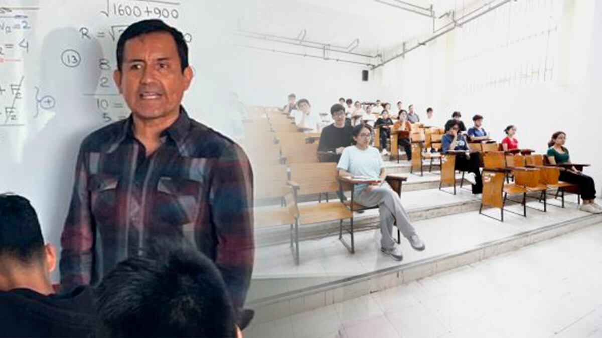 ¿Cuál es el método que usó un profesor para hacer ingresar a 145 alumnos a la UNI? | Composición: Agencia Andina