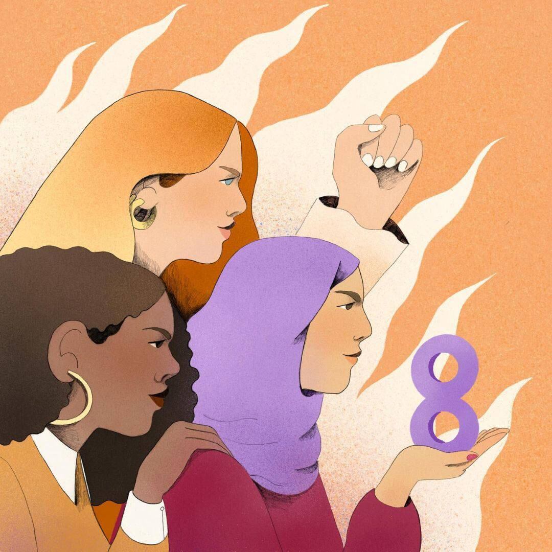 Estas son las ilustraciones más originales y bonitas para enviar por el Día de la Mujer. (Instagram|@__wabisabi)