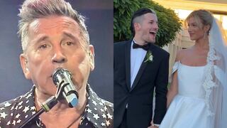 Ricardo Montaner cantó en la boda de su hijo Ricky y esta fue la reacción de Stefania Roitman