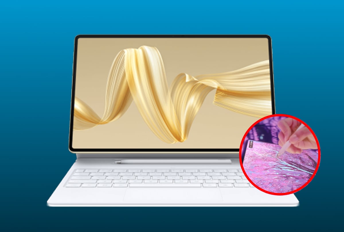 Así es la nueva tablet de Huawei sin casi nada de bíseles. (Foto: Huawei)