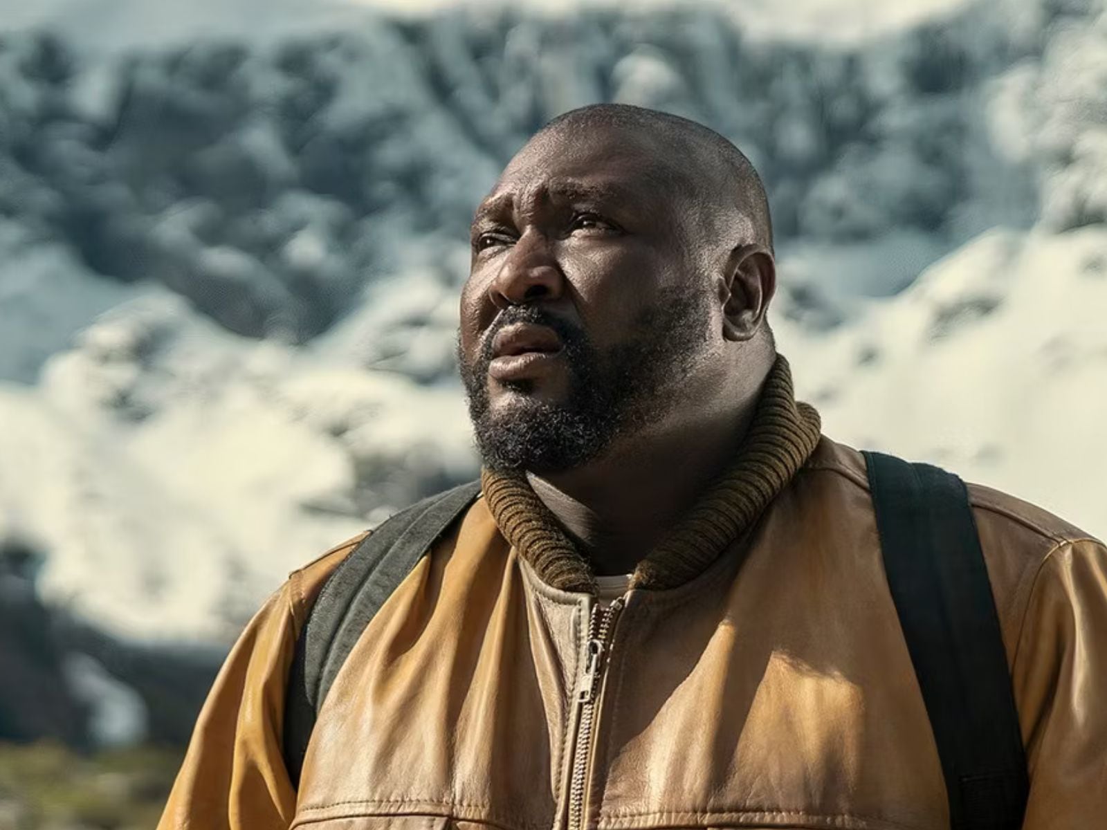 Nonso Anozie interpreta a Tommy Jeppard en esta escena de la temporada 3 de “Sweet Tooth” (Foto: Netflix)