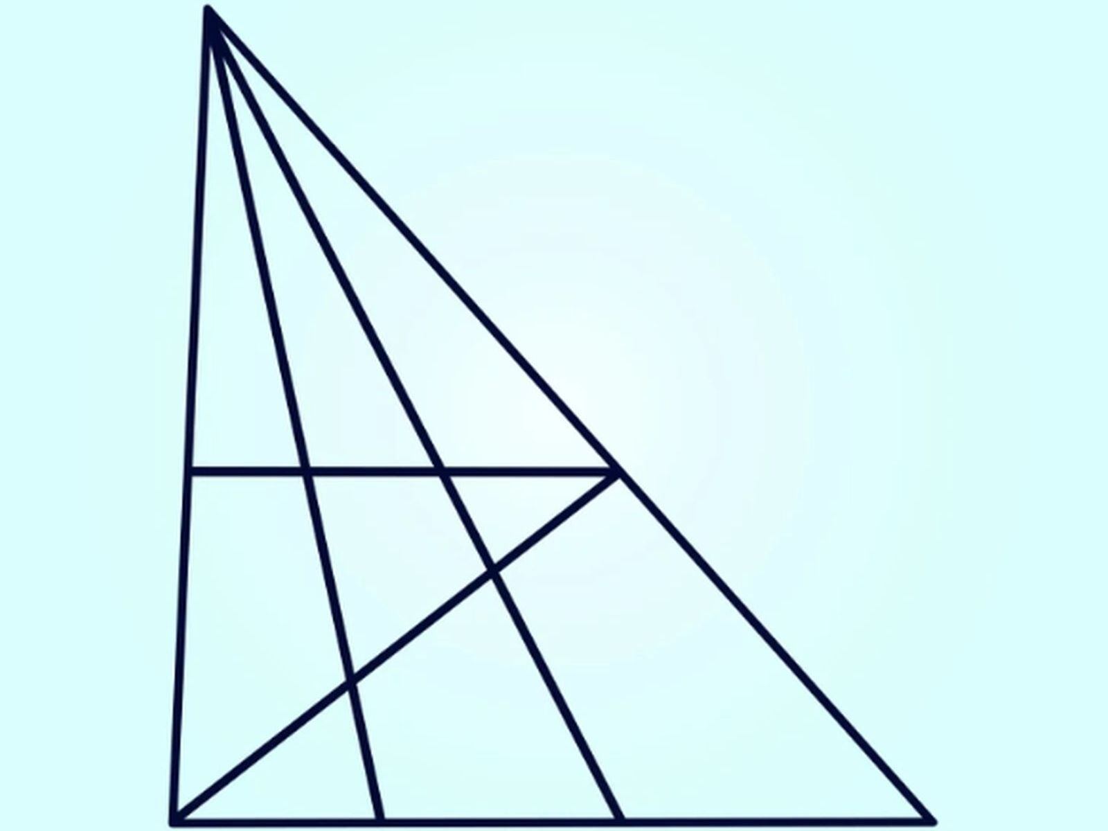 ACERTIJO VISUAL | En esta imagen hay bastantes triángulos. Indica el número exacto. (Foto: genial.guru)