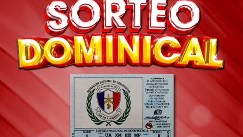 Lotería Nacional de Panamá: números, letras, serie y folio del domingo 4 de agosto
