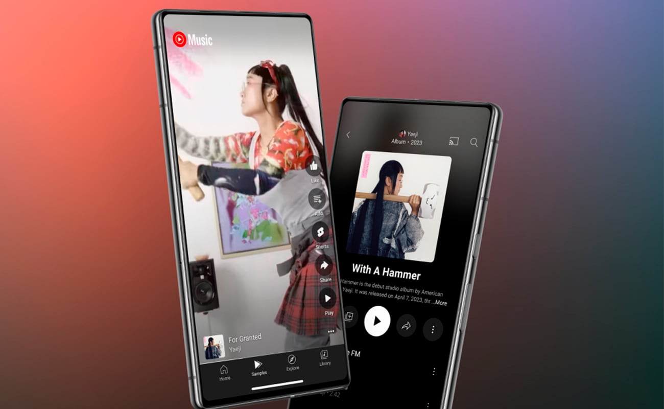 Sample, la nueva función de YouTube Music permite trabajar mejor con una biblioteca musical más amplia e inteligente. (Imagen: Difusión)