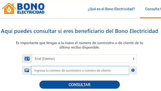 Bono Electricidad 160 soles: En este LINK verifica si eres uno de los nuevos beneficiarios de Osinergmin