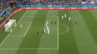 Argentina vs. Croacia: Mandzukic erró gran opción de gol en duelo por el Mundial Rusia 2018