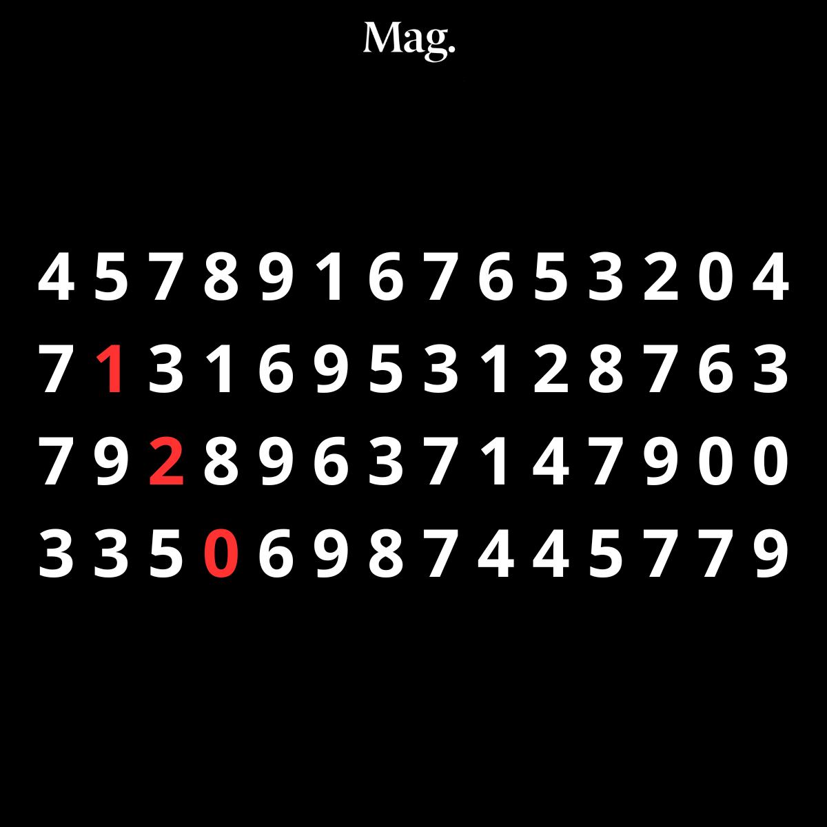 El 120 está ubicado en diagonal. ¿Lograste ubicarlo?