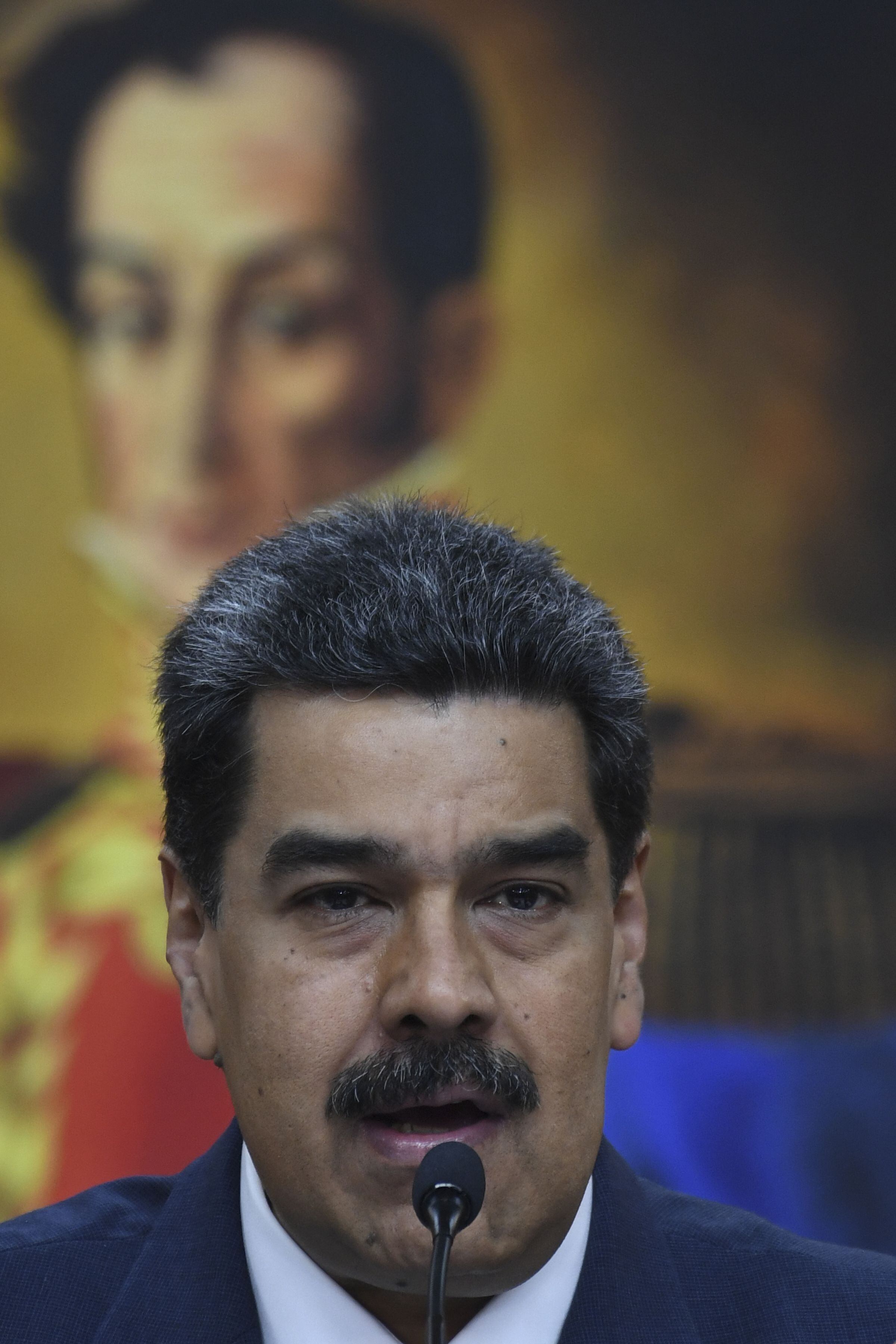 Nicolás Maduro es acusado de liderar un cartel narcoterrorista (Foto: Luis ROBAYO / AFP)