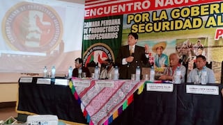 Organizaciones agrarias piden renuncia de la ministra de Desarrollo Agrario y Riego, Nelly Paredes 
